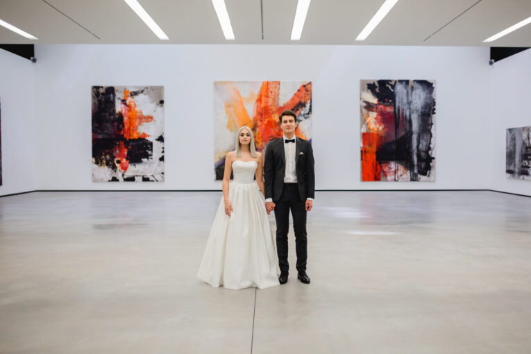 Hochzeitsfeier im Museum Angerlehner, Ausstellungshalle