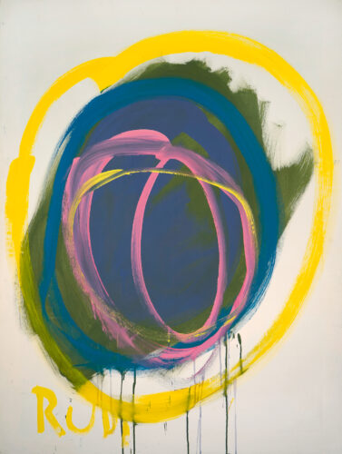 Rudolf Gschwantner, O.T., 2017, Acryl auf Molino, 120 x 90 cm © Rudolf Gschwantner; Raiffeisen-Holding NÖ-Wien registrierte Genossenschaft mit beschränkter Haftung (Alle Rechte vorbehalten); Foto Nikolaus Korab