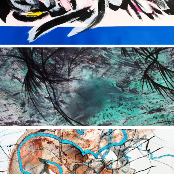 oben: Paul Jaeg, to spark interest, 2026 © Paul Jaeg; mitte: Silvia Sun, Ariel, 2026 © Silvia Sun; unten: Thomas Steiner, …and children!, 2026 ©Thomas Steiner